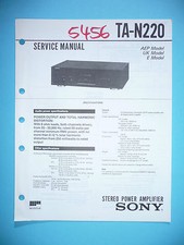 Service manual sony gebraucht kaufen Service manual sony gebraucht kaufen  Deutschland