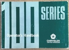 Chrysler 100 series for sale  LEICESTER