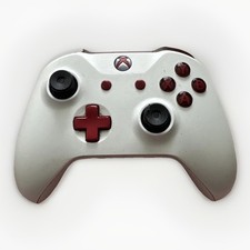 1708 Controle Microsoft XBOX One S - Branco com Botões Vermelhos - Sem Bateria - Testado comprar usado  Enviando para Brazil