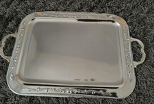 Servierplatte griffe zierrand gebraucht kaufen  Pleinfeld