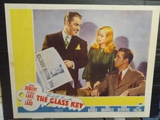 Usado, Lobby Card 1942 THE GLASS KEY Veronica Lake Alan Ladd B Donlevy clássico noir comprar usado  Enviando para Brazil