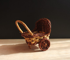 Dollhouse wicker pram for sale  CANTERBURY