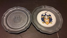Wappenteller untersetzer zinn gebraucht kaufen  Olching