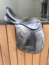 18inch black leather for sale  RICHMOND