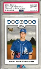 Clayton kershaw rookies for sale  Leander