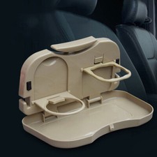1X Assento de Carro Encosto de Cabeça Bandeja de Mesa Suporte para Copo de Carro Para Bebidas Alimentos Acessório Dobrável comprar usado  Enviando para Brazil