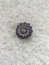 Anel elástico roxo AB de strass comprar usado  Enviando para Brazil