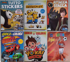 Lotto libri stickers usato  Diano San Pietro