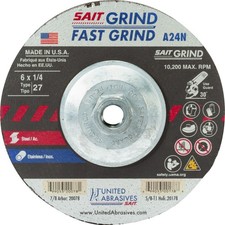 United Abrasives SAIT 20178 6x5/8-11 A24N Fast Metal Grinding Wheels 10 pack comprar usado United Abrasives SAIT 20178 6x5/8-11 A24N Fast Metal Grinding Wheels 10 pack comprar usado  Enviando para Brazil