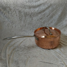 Sainsbury copper saucepan for sale  LOUTH