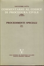 Commentario codice procedura usato  Italia