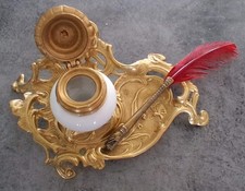 Encrier plume support d'occasion  Bischwiller