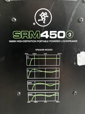 Set mackie srm450v3 for sale  CHESTERFIELD