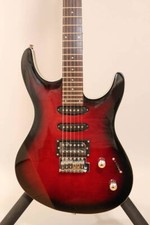 Guitarra elétrica Washburn RX20F ajustada de manutenção chama bordo vermelho sol #QOK5C4 comprar usado  Enviando para Brazil