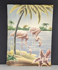Flamingo print poster for sale  Hawley