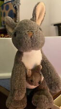 Wild Republic canguru de pelúcia com bebê Joey na bolsa saco de feijão brinquedo animal comprar usado  Enviando para Brazil