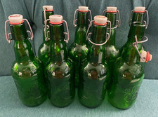 8 garrafas de cerveja verde Grolsch Swing Top vazias 15,2 oz ótimas para cervejeiros caseiros comprar usado  Enviando para Brazil