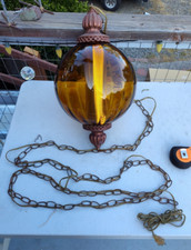 Large amber hanging for sale  Clearlake