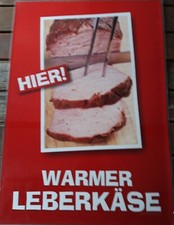 Poster imbissplakat warmer gebraucht kaufen  Michelstadt