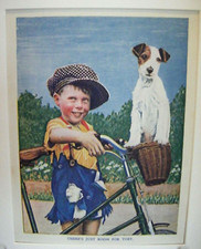 Vintage terrier dog for sale  TELFORD