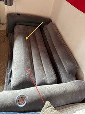 Couch grau luftsofa gebraucht kaufen  Brannenburg