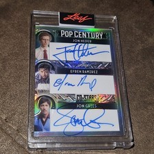 2024 Pop Century Jon Heder Efren Ramirez Jon Gries autógrafo triplo #/300 lacrado, usado comprar usado  Enviando para Brazil