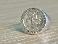9ct gold st george ring for sale  WORCESTER PARK
