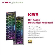 Teclado mecánico FiiO KB3 HiFi Audio 75% con decodificador de música, salida de 3,5 mm y 4,4 mm segunda mano  Embacar hacia Argentina