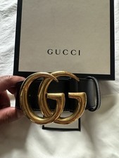Gucci leather belt for sale  HUDDERSFIELD