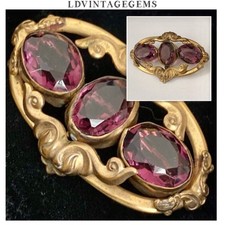 victorian pinchbeck brooch amethyst for sale victorian pinchbeck brooch amethyst for sale SIDCUP