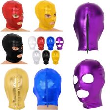 Fantasia unissex adulto máscara facial completa capuz olhos abertos boca capacete role play comprar usado  Enviando para Brazil