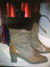 Bottes cuir daim d'occasion Bottes cuir daim d'occasion  Rennes-