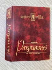 football programme binder for sale football programme binder for sale SUTTON COLDFIELD