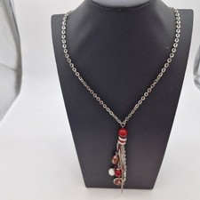 Colar de aço pingente amuleto maré carmesim Alabama com futebol, logotipo, correntes 40" comprar usado Colar de aço pingente amuleto maré carmesim Alabama com futebol, logotipo, correntes 40" comprar usado  Enviando para Brazil