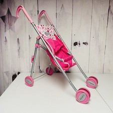 Carrinho infantil brinquedo boneca Graco rosa branco bolinhas comprar usado  Enviando para Brazil