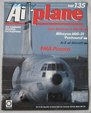 Airplane Issue 135 FMA Pucara cutaway & poster, Mikoyan MiG-31 'Foxhound' segunda mano  Embacar hacia Argentina