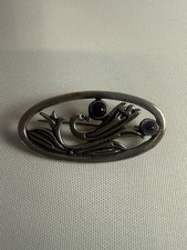 Jugendstil silber brosche gebraucht kaufen  Bad Säckingen