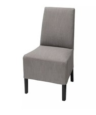 Ikea Bergmund Średni długi pokrowiec na krzesło, Nolhaga szary/beżowy 504.862.40 Nowy na sprzedaż  Wysyłka do Poland