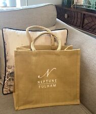 Neptune hessian tote for sale  WOKINGHAM