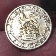 Inghilterra pence sixpence usato  San Martino Buon Albergo