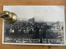 Cartão postal Wilkes-Barre PA 1914 RPPC tornado ciclone Stanton Colliery destruição comprar usado  Enviando para Brazil