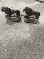 Lion book ends for sale  Westbrook