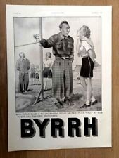 Publicité 1938 byrrh d'occasion  Bordeaux-