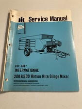 1975 Service Manual, International 200 & 300 Ration Rite Silage Mixer GSS-1467 comprar usado  Enviando para Brazil
