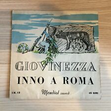 Giovinezza inno roma usato  Varese
