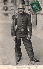 Cpa sapeurs pompiers d'occasion  Le Havre-