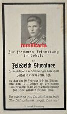 Sterbebild wwii grenadier gebraucht kaufen  Gottmadingen