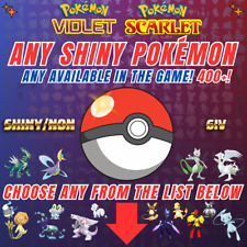 Usado, Escolha qualquer Pokemon brilhante (6IV) - Pokemon ESCARLATE e VIOLETA ✨ comprar usado  Enviando para Brazil