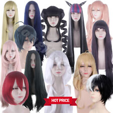 Conjunto de peruca anime Danganronpa Angie Yo peça de cabelo cosplay Periwig Kokichi Oma Toupee comprar usado  Enviando para Brazil