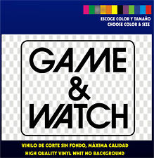 Sticker Vinilo GAME & WATCH Retro  Arcade Bartop Nintendo Pegatina Vinyl G&W  comprar usado  Enviando para Brazil